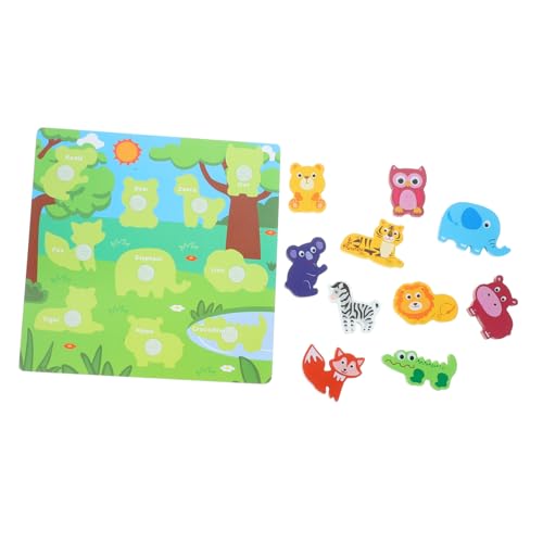 Kisangel 1 Satz Holz Puzzle für Lernspielzeug Motorik und Kreativität Montessori Fördert Formen und Farben Mitgebsel für Kleinkinder Kisangel 1 Satz Holz Puzzle für Lernspielzeug Motorik und Kreativität Montessori Fördert Formen und Farben Mitgebsel für Kleinkinder von Kisangel