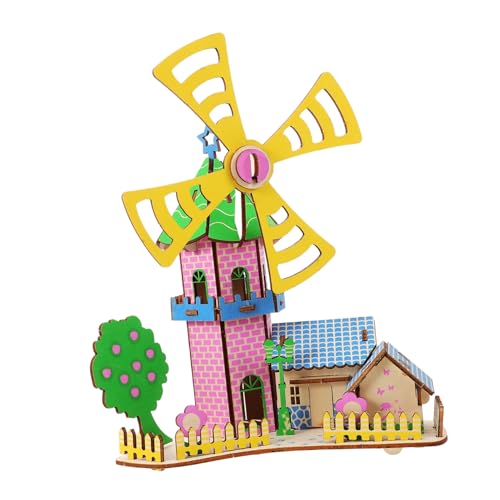 Kisangel 1 Satz Holzpuzzle Windmühle DIY Modellbau für Erwachsene Kreatives Bastelspielzeug Kreativität und Hands Fähigkeiten zur Dekoration für Zuhause oder Büro Kisangel 1 Satz Holzpuzzle Windmühle DIY Modellbau für Erwachsene Kreatives Bastelspielzeug Kreativität und Hands Fähigkeiten zur Dekoration für Zuhause oder Büro von Kisangel