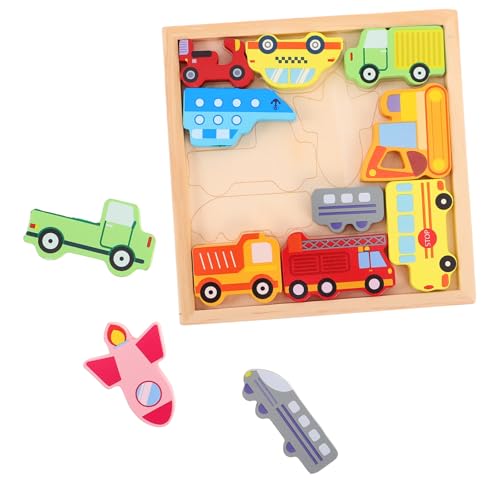 Kisangel 1 Satz Holzpuzzle für Kleinkinder Kreatives Teiliges Transportfahrzeug Puzzle für Vorschulkinder Fördert Kognitive Entwicklung Hand Auge Koordination und Kreative Problemlösung Kisangel 1 Satz Holzpuzzle für Kleinkinder Kreatives Teiliges Transportfahrzeug Puzzle für Vorschulkinder Fördert Kognitive Entwicklung Hand Auge Koordination und Kreative Problemlösung von Kisangel