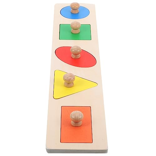 Kisangel 1 Satz Holzpuzzle für Kleinkinder Teiliges Geometrisches Steckspielzeug Motorik und Problemlösungsfähigkeiten Vorschule und Frühe Kisangel 1 Satz Holzpuzzle für Kleinkinder Teiliges Geometrisches Steckspielzeug Motorik und Problemlösungsfähigkeiten Vorschule und Frühe von Kisangel