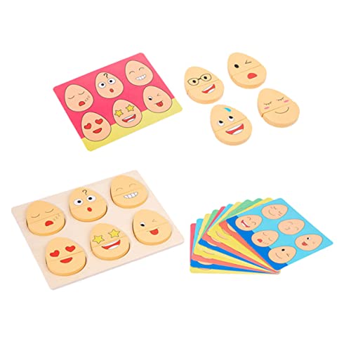 Kisangel 1 Satz Holzpuzzle für Pädagogisches Ausdruckszuordnungsspielzeug aus Hochwertigem Fördert Logisches und Hand Augen Koordination für Kleinkinder und Vorschulkinder Kisangel 1 Satz Holzpuzzle für Pädagogisches Ausdruckszuordnungsspielzeug aus Hochwertigem Fördert Logisches und Hand Augen Koordination für Kleinkinder und Vorschulkinder von Kisangel