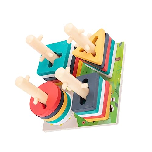 Kisangel 1 Satz Holzspielzeug Geometrische Formen Bausteine für Pädagogisches Kreativität und Hand Auge Koordination Leicht und Tragbar Sicheres Material für Vorschulkinder Kisangel 1 Satz Holzspielzeug Geometrische Formen Bausteine für Pädagogisches Kreativität und Hand Auge Koordination Leicht und Tragbar Sicheres Material für Vorschulkinder von Kisangel