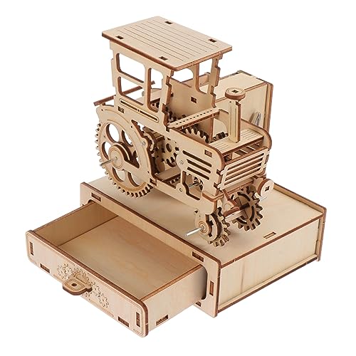 Kisangel 1 Satz Holzspielzeug Puzzle Harvester Modell mit Musikbox Funktion für Selbst Zusammenbaubar Fördert Kreativität und Konzentration für zur Einschulung Kisangel 1 Satz Holzspielzeug Puzzle Harvester Modell mit Musikbox Funktion für Selbst Zusammenbaubar Fördert Kreativität und Konzentration für zur Einschulung von Kisangel