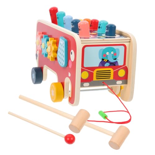 Kisangel 1 Satz Holzspielzeug für Hammer mit Xylophon Motorische Fähigkeiten Fördern Hand Augen Koordination und Kreatives für Kleinkinder von Kisangel