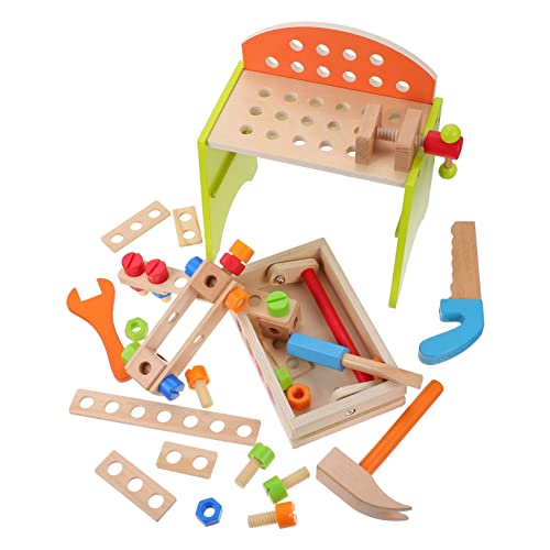 Kisangel 1 Satz Holzwerkzeugspielzeug Bauspielzeug simuliertes Nussmontagespielzeug Werkzeugspielzeug für Werkzeugkasten Werkzeuge für Spielzeugwerkzeuge Kisangel 1 Satz Holzwerkzeugspielzeug Bauspielzeug simuliertes Nussmontagespielzeug Werkzeugspielzeug für Werkzeugkasten Werkzeuge für Spielzeugwerkzeuge von Kisangel
