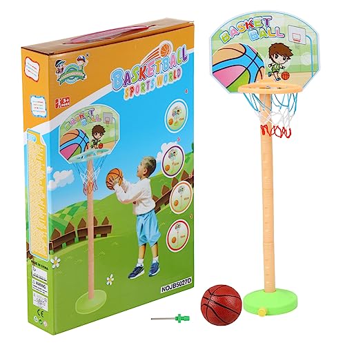 Kisangel 1 Satz Indoor Basketball Spielset für Höhenverstellbar mit Ball und Pumpe Sportspielzeug für Drinnen und Draußen Fördert Bewegung und Basketballfähigkeiten Kisangel 1 Satz Indoor Basketball Spielset für Höhenverstellbar mit Ball und Pumpe Sportspielzeug für Drinnen und Draußen Fördert Bewegung und Basketballfähigkeiten von Kisangel