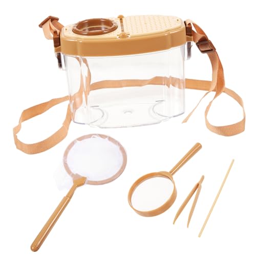 Kisangel 1 Satz Insektenfänger Set für Outdoor Beobachtungsbox mit Vergrößerungsglas und Netz für Junge Langlebig und Transparent für Faszinierende Insektenbeobachtungen Kisangel 1 Satz Insektenfänger Set für Outdoor Beobachtungsbox mit Vergrößerungsglas und Netz für Junge Langlebig und Transparent für Faszinierende Insektenbeobachtungen von Kisangel