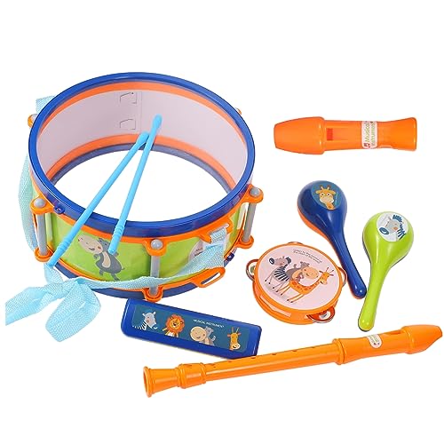 Kisangel 1 Satz Jazz-Drum- Musikinstrumente Musikspielzeug für Musikinstrumente für Kleinkinder pädagogisches Musikspielzeug für Plastik von Kisangel