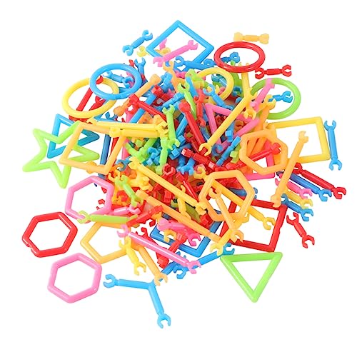 Kisangel 1 Satz Kinderbausteinset Dartscheibe Puzzlematte Kinderspielzeug Bausteine ​​Bars Pädagogisches Bauingenieurwesen Puzzle Für Zufällige Farbe von Kisangel