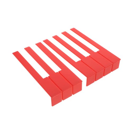 Kisangel 1 Satz Klavieranhänger Klavierersatztasten Klavier Fallbrettschloss Swift Klavierkalender Klavierquadratplatte Klaviertastenschalter Tastatur Staubschutzhülle E Piano von Kisangel
