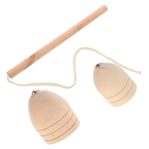 Kisangel 1 Satz Kreisel Traditionelles Nostalgisches Handarbeit kinderspielzeug Handgemachtes Top- Montessori Holz Khaki von Kisangel