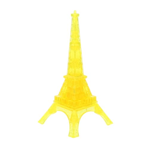 Kisangel 1 Satz Kristall Puzzle Modell Eiffelturm Dekoratives Puzzle für Bildungsbaukästen Sicheres und Langlebiges Material Fördert Kreatives und Lernen von Kisangel
