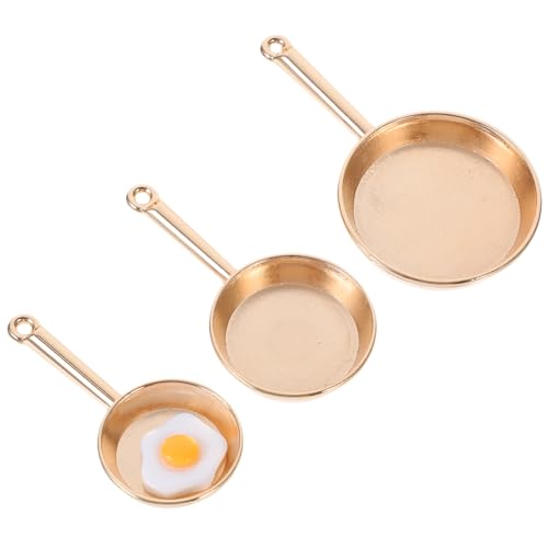 Kisangel 1 Satz Küchenutensilien Zubehör Bratpfanne Spielzeugküche Mini Braten Klein Winzig Ornamente Simulation Pfannen Spielzeugsimulation Pfannen Golden Eisen Kisangel 1 Satz Küchenutensilien Zubehör Bratpfanne Spielzeugküche Mini Braten Klein Winzig Ornamente Simulation Pfannen Spielzeugsimulation Pfannen Golden Eisen von Kisangel