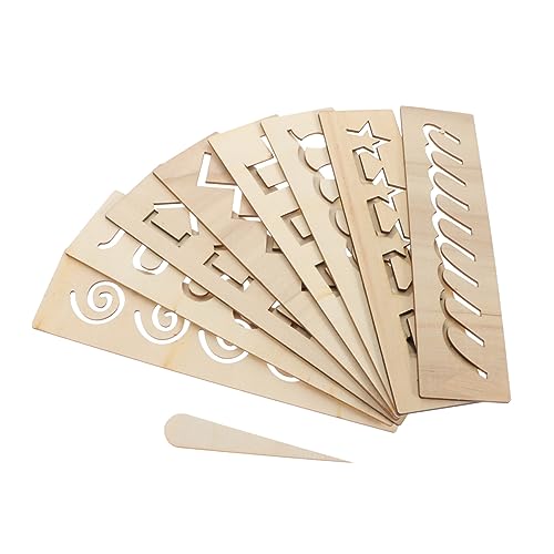 Kisangel 1 Satz Lernspielzeug aus Holz holzspielzeug beschäftigte Bretter Lernen Montessori Toy Übungstafel hölzern Braun von Kisangel