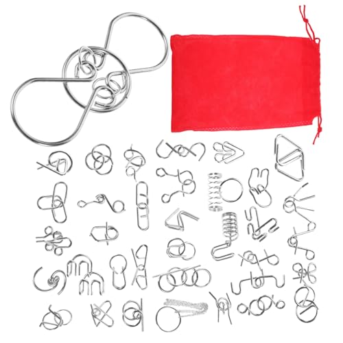 Kisangel 1 Satz Luban-Schlossspielzeug Teaser-Rätsel für Erwachsene 3D-Rätsel Puzzle-Schlösser Rätsel für Erwachsene Denksportaufgaben Puzzle-Schloss iq Puzzles Denkspiel Metall Kisangel 1 Satz Luban-Schlossspielzeug Teaser-Rätsel für Erwachsene 3D-Rätsel Puzzle-Schlösser Rätsel für Erwachsene Denksportaufgaben Puzzle-Schloss iq Puzzles Denkspiel Metall von Kisangel