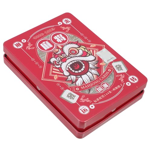 Kisangel Reise Mahjong Karten aus Papier 144 Stück Tragbares Mahjong Spiel für Partys Camping und Reisen für Familien und Freunde Kisangel Reise Mahjong Karten aus Papier 144 Stück Tragbares Mahjong Spiel für Partys Camping und Reisen für Familien und Freunde von Kisangel