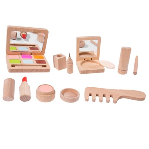 Kisangel 1 Satz Make-up Für 8-12 Kosmetikspielzeug Aus Holz Make-up- Aus Holz Make-up-Set Für Mädchen Kindergeburtstagsgeschenk Für Mädchen Hölzern Kisangel 1 Satz Make-up Für 8-12 Kosmetikspielzeug Aus Holz Make-up- Aus Holz Make-up-Set Für Mädchen Kindergeburtstagsgeschenk Für Mädchen Hölzern von Kisangel