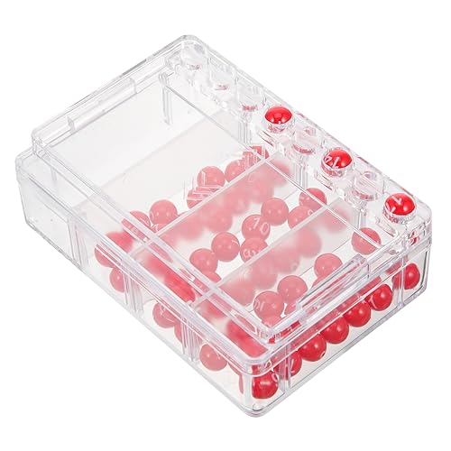 Kisangel 1 Satz Manuelle Lotteriekugelmaschine Tombola Bingo Maschine Bälle Traditionelle Spiele Zahlenauswahlmaschine Lotteriemaschine Spielrequisite Lustiges Partyspielzeug von Kisangel