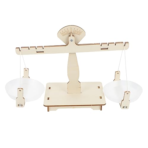Kisangel 1 Set Modellbausätze Balance Scale Learning Kit Kinder Miniatur Wissenschaftslernspielzeug Für Kleinkinder Bausatz Zum Selbermachen Holzbearbeitungssatz Lernspielzeug von Kisangel