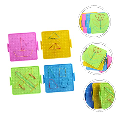 Kisangel 1 Satz Mathematik Nagelbrett für Grundschüler Teilig Doppelseitiges Design mit Gummibändern Lehrmittel für Mathematik und und Sicher Kisangel 1 Satz Mathematik Nagelbrett für Grundschüler Teilig Doppelseitiges Design mit Gummibändern Lehrmittel für Mathematik und und Sicher von Kisangel