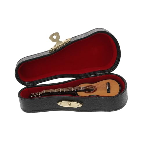 Kisangel 1 Satz Mini -Gitarren -Ornamente Miniaturgitarrenmodell Gitarren-Instrument-Modell Miniaturdekor Musikinstrumente- Puppenhaus-Miniaturgitarre Mini-Musikinstrument Holz Kisangel 1 Satz Mini -Gitarren -Ornamente Miniaturgitarrenmodell Gitarren-Instrument-Modell Miniaturdekor Musikinstrumente- Puppenhaus-Miniaturgitarre Mini-Musikinstrument Holz von Kisangel