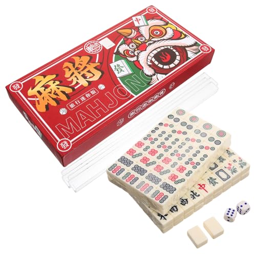 Kisangel 1 Satz Mini Mahjong Set Tragbares und Leichtes Mahjong Kit für Reisen mit Aufbewahrungsbox für Indoor und Outdoor Spiele Entspannung und Unterhaltung Kisangel 1 Satz Mini Mahjong Set Tragbares und Leichtes Mahjong Kit für Reisen mit Aufbewahrungsbox für Indoor und Outdoor Spiele Entspannung und Unterhaltung von Kisangel