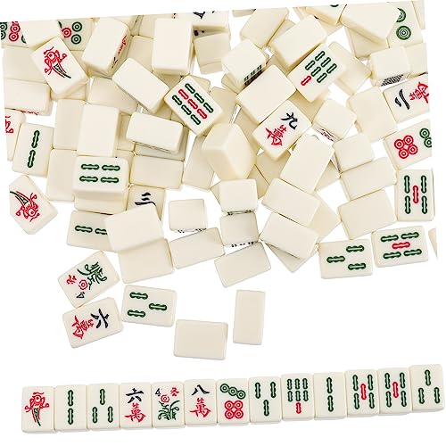 Kisangel 1 Satz Mini-Mahjong-Steine mit Größe Reisen Acryl- von Kisangel