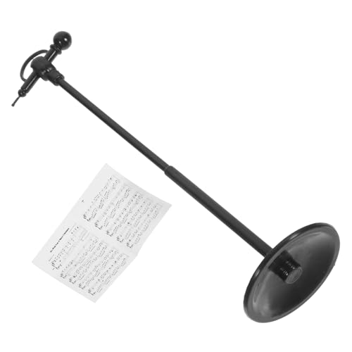 Kisangel 1 Satz Mini-Mikrofon Miniaturmikrofon für mini mic Dollhouse Dekoration Kinderspielzeugmodell Toys Mini-Puppenmikrofon dekoratives Minimikrofon Papier Black von Kisangel