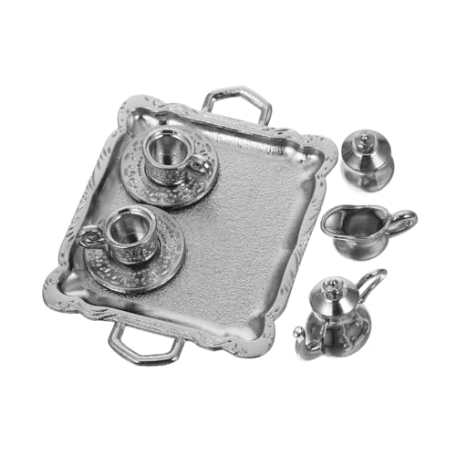 Kisangel 1 Satz Mini-teeset Mini-hausdekoration Mini-küchenzubehör Miniaturutensilien Rollenspielset Miniatur-Dinge Mini-tassen Mini- Puppenhaus Zubehör Mini Silver Legierung Kisangel 1 Satz Mini-teeset Mini-hausdekoration Mini-küchenzubehör Miniaturutensilien Rollenspielset Miniatur-Dinge Mini-tassen Mini- Puppenhaus Zubehör Mini Silver Legierung von Kisangel