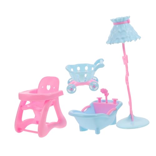 Kisangel 1 Satz Miniaturspielzeug Set für Puppenhäuser Teiliges Zubehör mit Hochstuhl Badewanne Einkaufswagen und Stuhl für Rollenspiele und Kreative Aktivitäten Kisangel 1 Satz Miniaturspielzeug Set für Puppenhäuser Teiliges Zubehör mit Hochstuhl Badewanne Einkaufswagen und Stuhl für Rollenspiele und Kreative Aktivitäten von Kisangel