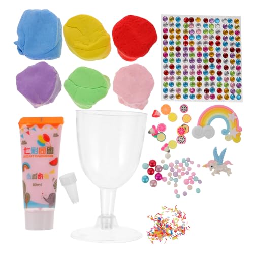 Kisangel 1 Satz Modellbauzubehör Für Eisbecher Modelliermasse Für Kleinkinder Modelliermasse-kit Handgemachtes Kinderspiele DIY-Material Lustiges Ton von Kisangel