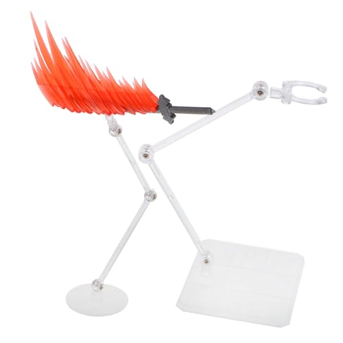 Kisangel 1 Satz Modellieren Sie Spezialeffektteile Actionfigurenständer Actionfiguren-Basis Figurenständer Display Flight Steht Für Actionfiguren Aktionsfigurhalter Plastik Rot von Kisangel