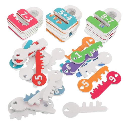 Kisangel 1 Satz Montessori Holzspielzeugen für Zahlenmatching und Zählen Interaktive Lernspiele für Vorschulkinder Fördern Motorische Fähigkeiten und Mathematische Grundlagen für Jungen und von Kisangel