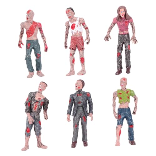 Kisangel 1 Satz Moving Zombie Model Gehen Mini Streich Klein Spielzeugfiguren Wandelnde Tote Spielzeuge Zombies Plastik von Kisangel