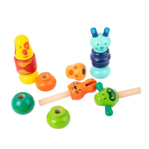 Kisangel 1 Satz Nut -Kombination Bausteine Baustein Bunt Hölzern Kisangel 1 Satz Nut -Kombination Bausteine Baustein Bunt Hölzern von Kisangel