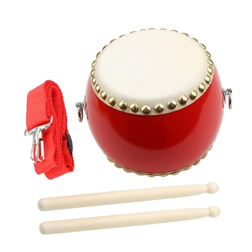 Kisangel 1 Satz Percussion-Musikspielzeug musikinstrumente spielzeuge pädagogisches Party jubelnde Requisiten Kleinkindertrommel Kindertrommelspielzeug hölzern rot Kisangel 1 Satz Percussion-Musikspielzeug musikinstrumente spielzeuge pädagogisches Party jubelnde Requisiten Kleinkindertrommel Kindertrommelspielzeug hölzern rot von Kisangel