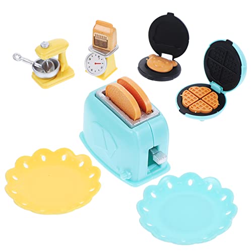 Kisangel 1 Satz Puppenhaus Herd für kinderspielzeug adventsgeschenke Toys for kindergeschenke Mini-Küchenset puppenhaus bausatz selber Machen Plastik von Kisangel