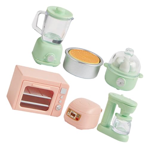 Kisangel Realistische Mini-küche Für Puppenhäuser Mädchen Spielzeug Lebensmittel Set Miniatur Pfannen Utensilien Kisangel Realistische Mini-küche Für Puppenhäuser Mädchen Spielzeug Lebensmittel Set Miniatur Pfannen Utensilien von Kisangel