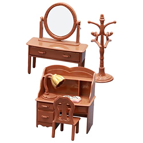 Kisangel 1 Satz Puppenhaus Schreibtisch Zubehör Möbel Mikro-szenen-Requisite Mini-Stuhl Winziges Stuhlmodell Mini-Tisch-Stuhl-Modell Mini-hausverzierung Kinderspielzeug Plastik Brown Kisangel 1 Satz Puppenhaus Schreibtisch Zubehör Möbel Mikro-szenen-Requisite Mini-Stuhl Winziges Stuhlmodell Mini-Tisch-Stuhl-Modell Mini-hausverzierung Kinderspielzeug Plastik Brown von Kisangel