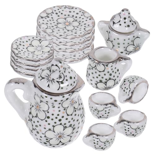 Kisangel 1 Satz Puppenhaus-teeservice Mit Puppenhausdekor Teetasse Puppenhausmöbel Mini-teekannen-tassen-Ornament Puppenhaus-mini- Puppenhauslieferungen Puppenhausverzierung Keramik Kisangel 1 Satz Puppenhaus-teeservice Mit Puppenhausdekor Teetasse Puppenhausmöbel Mini-teekannen-tassen-Ornament Puppenhaus-mini- Puppenhauslieferungen Puppenhausverzierung Keramik von Kisangel