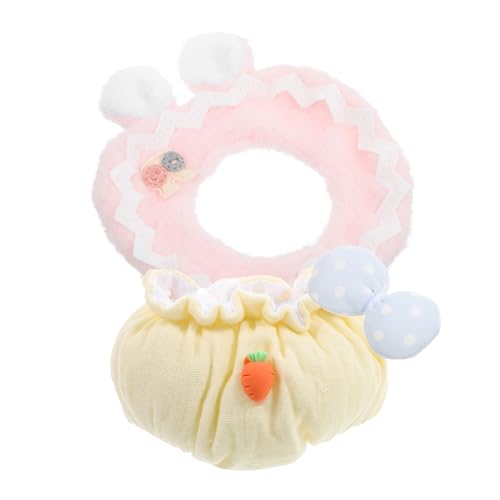 Kisangel 1 Satz Puppenkleidung tragen kleines Puppenkostüm Bären-Outfits Kleine Puppenkleidung Bärenpuppen-Outfits Stofftierkleidung kleines Puppenzubehör Baumwolle Colorful von Kisangel
