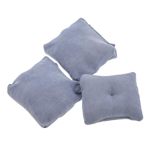 Kisangel 1 Satz Puppensofa -Abdeckung Mini-möbelornamente Puppenhaus-sesselzubehör Accessoires for Play Couch Miniatur -simuliertes Sofa -Kissen Couch -wurfabdeckung Sky-Blue Stoff von Kisangel