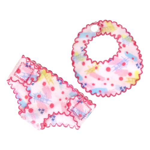 Kisangel 1 Satz Puppenwindel-Lätzchen Lätzchenhöschen für Puppen So tun, als ob Sie Puppenzubehör würden Kleine Puppenkleidung Puppenhöschen-Accessoire Stoff Kisangel 1 Satz Puppenwindel-Lätzchen Lätzchenhöschen für Puppen So tun, als ob Sie Puppenzubehör würden Kleine Puppenkleidung Puppenhöschen-Accessoire Stoff von Kisangel