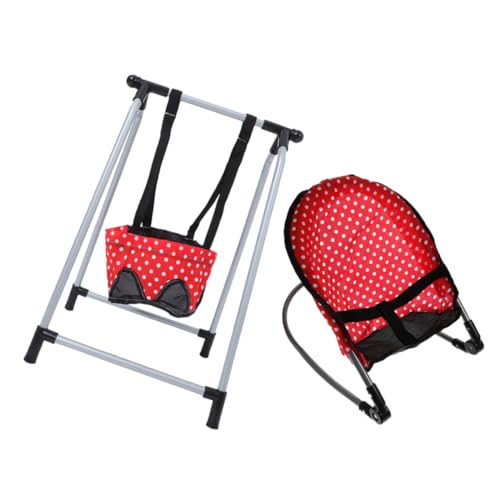 Kisangel 1 Satz Puppenzubehör puppenmöbel Schaukel für Puppen Puppenaccessoires Puppen Puppenautositz Puppe kinderzimmer Puppenwagen für Babys Eisen rot Kisangel 1 Satz Puppenzubehör puppenmöbel Schaukel für Puppen Puppenaccessoires Puppen Puppenautositz Puppe kinderzimmer Puppenwagen für Babys Eisen rot von Kisangel