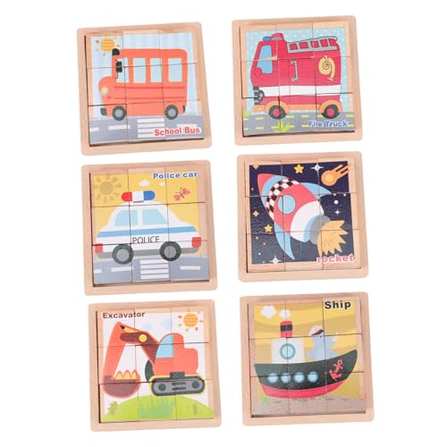 Kisangel 1 Satz Puzzle-brettspiel Lernspielzeug Für Kleinkinder Denksportaufgaben Für Rätsel Für Dreidimensionales Puzzletafel Der Kleinkind-Puzzle Holz von Kisangel