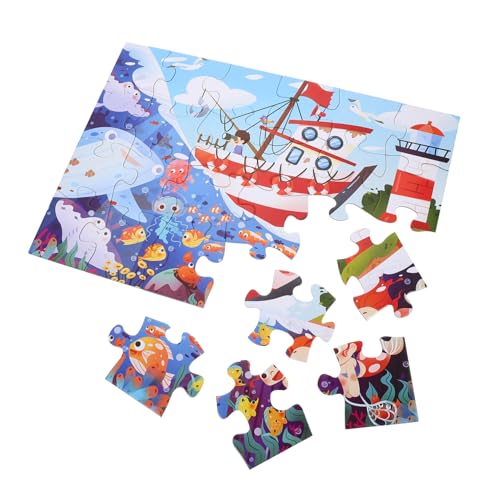 Kisangel 1 Satz Puzzle für Teiliges Tier Puzzle für Frühe Bildung Fördert Eltern Junge Mädchen Interaktion und Logisches Helle Farben und Sichere Materialien für Endlosen Spielspaß von Kisangel