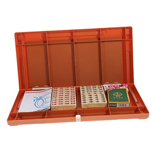 Kisangel 1 Satz Reisespiel Mahjong Set Tragbares Outdoor Brettspiel für Partys Camping und Reisen Interessantes Mahjong für Unterwegs Einfach zu Reinigen und Leicht zu Transportieren Kisangel 1 Satz Reisespiel Mahjong Set Tragbares Outdoor Brettspiel für Partys Camping und Reisen Interessantes Mahjong für Unterwegs Einfach zu Reinigen und Leicht zu Transportieren von Kisangel