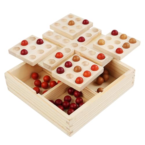 Kisangel 1 Satz Rotierendes in Reihe Schachspiel Interaktives Lernspielzeug für Multifunktionales Brettspiel für Drinnen und Draußen aus Hochwertigem Holz Gefertigt Sicher und Langlebig Kisangel 1 Satz Rotierendes in Reihe Schachspiel Interaktives Lernspielzeug für Multifunktionales Brettspiel für Drinnen und Draußen aus Hochwertigem Holz Gefertigt Sicher und Langlebig von Kisangel