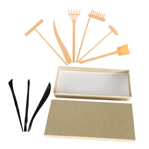 Kisangel 1 Satz Sandrechen sandspielzeug Set Zen Garten Set Sandkasten Zubehör Sandmalerei Zubehör Entspannungs Deko Mini-Zen-Gartenrechenwerkzeug Mini-Gartenset Zen-Garten-Set Plastik Kisangel 1 Satz Sandrechen sandspielzeug Set Zen Garten Set Sandkasten Zubehör Sandmalerei Zubehör Entspannungs Deko Mini-Zen-Gartenrechenwerkzeug Mini-Gartenset Zen-Garten-Set Plastik von Kisangel