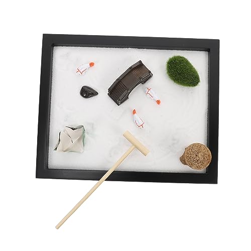 Kisangel 1 Satz Sandtischverzierungen Zen-gartensand Sandkasten Mit Deckel Zen-Garten Für Den Schreibtisch Desktop-Sandbox Sandtischkunst Dekorativer Sandkasten Ornamente Harz Schwarz Kisangel 1 Satz Sandtischverzierungen Zen-gartensand Sandkasten Mit Deckel Zen-Garten Für Den Schreibtisch Desktop-Sandbox Sandtischkunst Dekorativer Sandkasten Ornamente Harz Schwarz von Kisangel